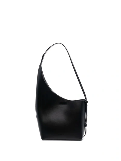 Aesther Ekme Demi Lune Leather Shoulder Bag In 褐色