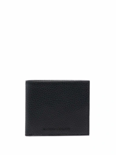 EMPORIO ARMANI BI-FOLD LEATHER WALLET