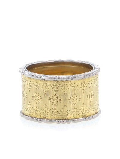 Pre-owned Buccellati 2010s  18kt Gold Two-tone Band Ring