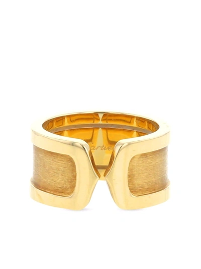 Pre-owned Cartier 2000 18kt Yellow Gold  Open C De  Large Ring