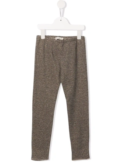 Zhoe & Tobiah Kids' Stretch-cotton Straight-leg Trousers In Neutrals