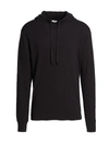 Rag & Bone Flame Drawstring Hoodie In Black