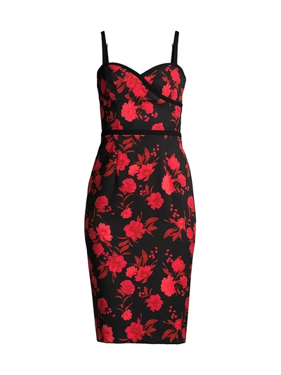 Black Halo Daria Floral print Sheath Dress In Devotion ModeSens