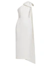 Alexia Mar A Anne Silk Faille Dress In White