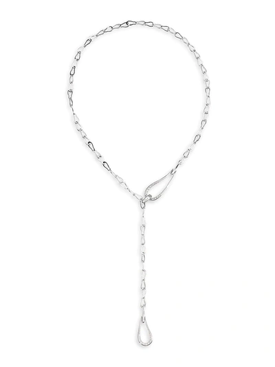 Pomellato Women's Fantina 18k White Gold & Diamond Lariat Necklace