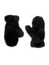 Apparis Coco Lightweight Faux Fur Flip-top Mittens In Latte