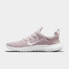 Nike Women's Free Run 5.0 Knit Low Top Sneakers In Pink