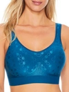 Bali Comfort Revolution Smart Sizes Bralette In Oceanic Blue