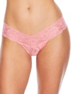 Cosabella Never Say Never Cutie Low Rise Thong In Quartz Pink