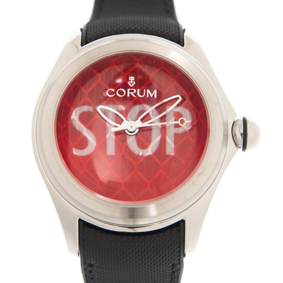 Corum Bubble Stop Automatic Men's Watch 082.310.20/0601 St01 In Red   / Black