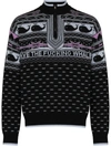 Phipps Save The Fucking Whales Cashmere Jumper In Black