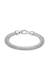 Monica Vinader Heirloom Woven Wide Chain Bracelet In Metallic