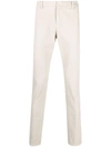 Dondup Slim-fit Chino Trousers In Cream