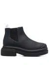 Stuart Weitzman Charli Platform Ankle Boots In Schwarz