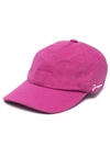 Jacquemus Logo-embroidered Cap In Violett