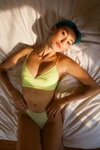 Out From Under Markie Seamless Thong In Chartreuse
