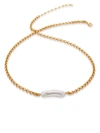Monica Vinader Nura Biwa Pearl And 18ct Gold-plated Vermeil Sterling Silver Necklace In Gold