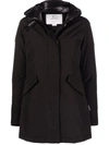 Woolrich Arctic Padded Parka In Nero