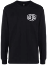 Deus Ex Machina Deus Ex Machine Men's Shield Regular-fit French Terry Logo Sweatshirt In Schwarz