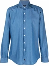 FAY DENIM BUTTON-UP SHIRT