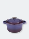 Berghoff Neo 3qt Cast Iron Round Covered Dutch Oven, Purple