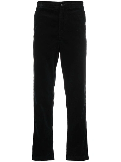 Polo Ralph Lauren Straight Leg Trousers In Schwarz