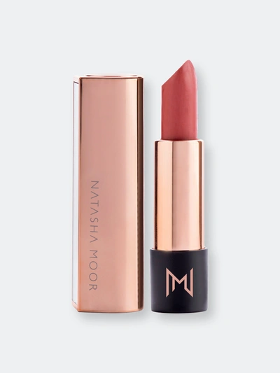 Natasha Moor Silk Suede Lipstick In Orange