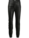 SPRWMN SKINNY-CUT LEATHER TROUSERS