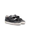 GOLDEN GOOSE DISTRESSED TOUCH-STRAP SNEAKERS