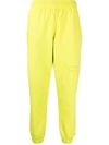 MARTINE ROSE ELASTICATED-WAISTBAND TRACK PANTS