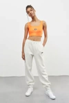P.e Nation Grand Stand Organic Cotton Jogger Pants In Grey
