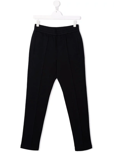 Emporio Armani Kids' Slim-fit Track Pants In 蓝色
