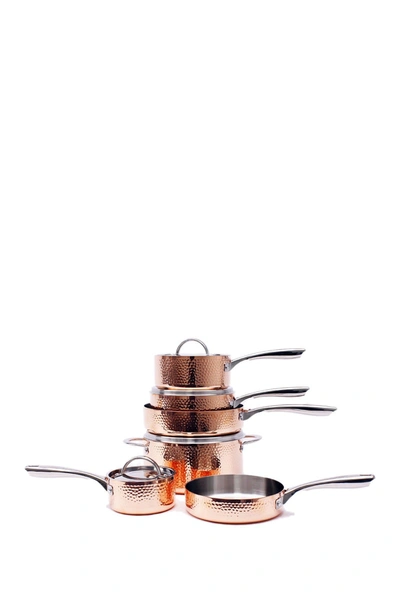 Berghoff International Hammered Vintage Collection 10-piece Copper Cookware Set