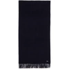 Loro Piana Navy 'frisson' Cashmere Grande Unita Scarf In Blue