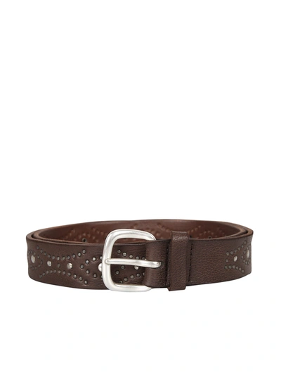 Orciani Buckle Fastening Belt In Brown