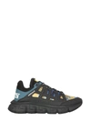 Versace Trigreca Medusa Renaissance-print Sneakers In Nero