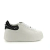 Ash Moby Studded Low-top Sneakers In Bianco
