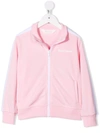 Palm Angels Girls Baby Pink Kids Logo-print Shell Jacket 4-10 Years 10 Years