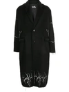 HACULLA EMBROIDERED MID-LENGTH COAT