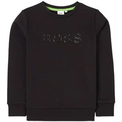 Hugo Boss Kids' Boss Logo Detail Sweatshirt Black 4 Years