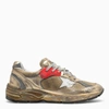 GOLDEN GOOSE GOLD AND WHITE RUNNING DAD NET SNEAKERS,GMF00199F001211-J-GOLDE-65120