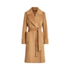 Ralph Lauren Wool-blend Wrap Coat In New Vicuna