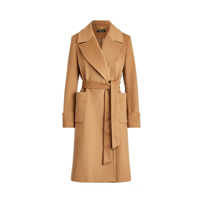 Lauren Ralph Lauren Wool-blend Wrap Coat In New Vicuna | ModeSens
