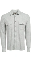 FAHERTY LEGEND SWEATER SHIRT FOSSIL GREY TWILL,FAHER30346