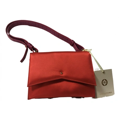 Pre-owned Sara Battaglia Cloth Handbag In Red