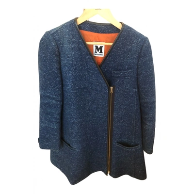 Pre-owned M Missoni Coat In Blue