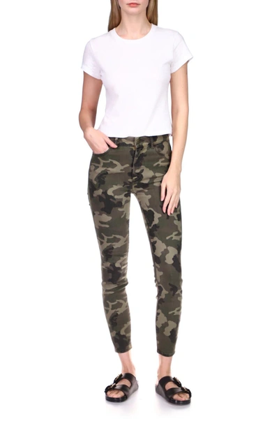 Dl Farrow Camo High Rise Skinny Jeans In Fernhill