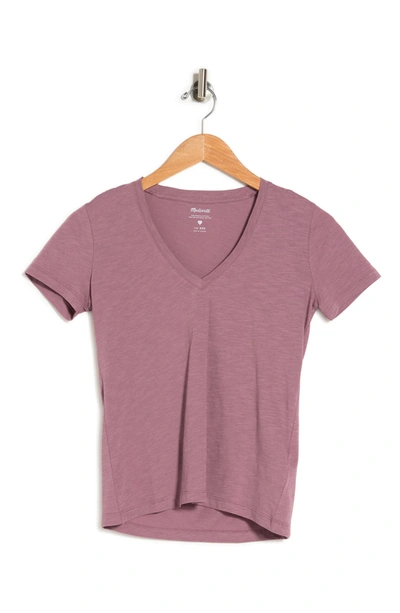 Madewell V-neck Short Sleeve T-shirt In Fig