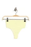 Yummie Ultralight Seamless Shaping Thong In Tender Yellow