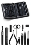 BLKSMITH THE HUDSON LINE 11-PIECE MANICURE SET WITH CASE